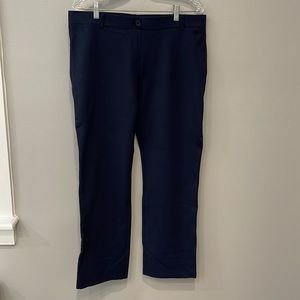 Betabrand Straight Leg Dress Pant Yoga Pant.  XL Short Petite.  Dark Navy